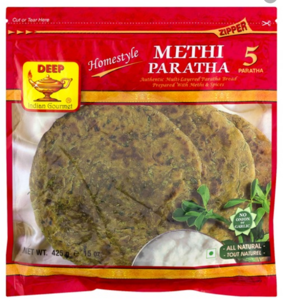 Methi Paratha (Fenugreek Leaves Paratha)