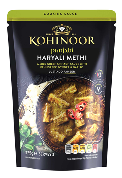 Kohinoor Haryali Methi Sauce 375gm